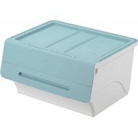 Japan SQU Flip Lid Storage Container Extra Wide - Blue (pick up only)